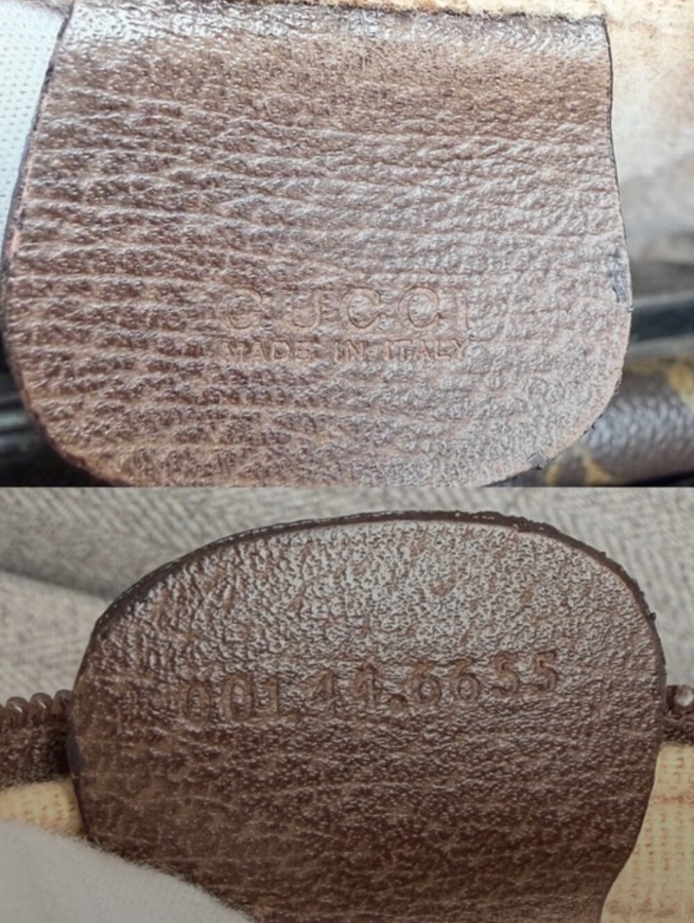 Gucci Brown GG Supreme Canvas Crossbody , With Brown Oreginal Dust Bag . - Picture 10 of 15